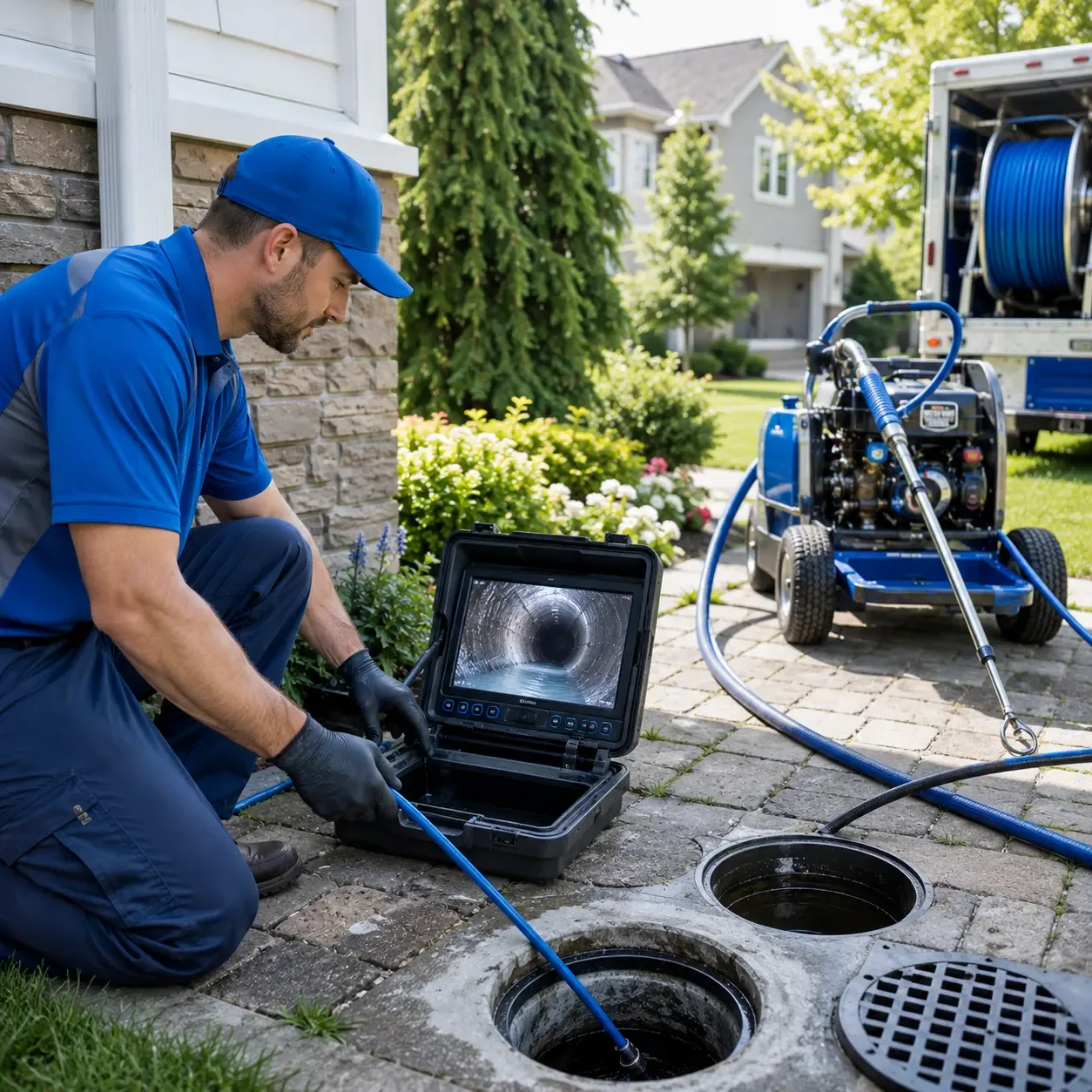 Outdoor drain cleaning professionals serving Francis Creek, WI